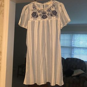 NWOT Altar'd State striped peasant dress tunic